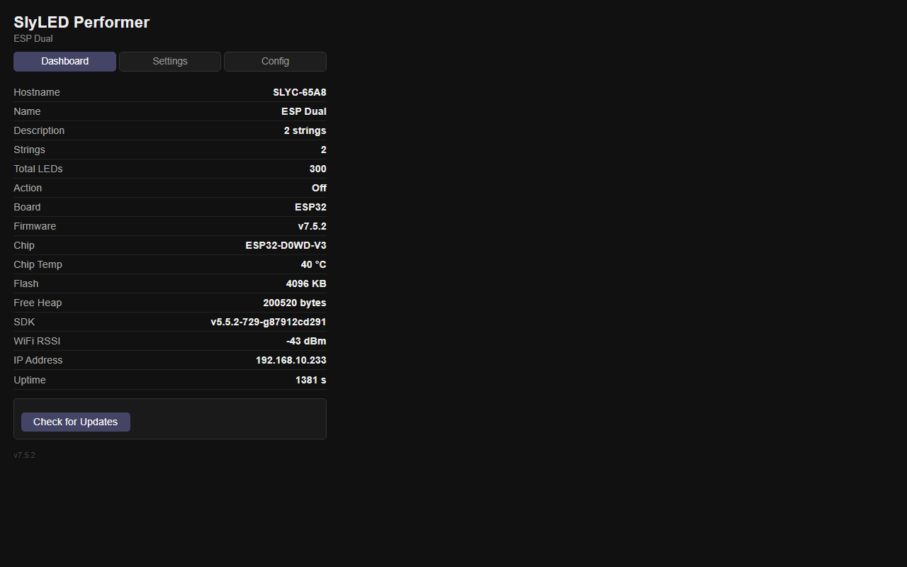 ESP32 Dashboard